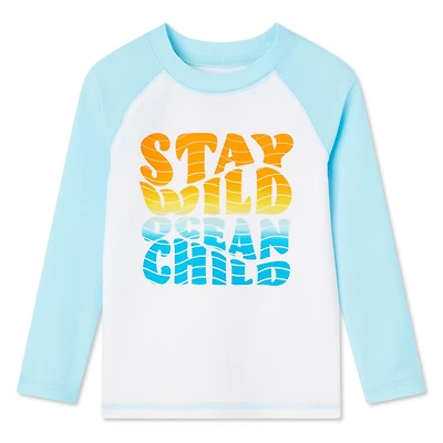 George Toddler Boys' Long Sleeve Rash Guard