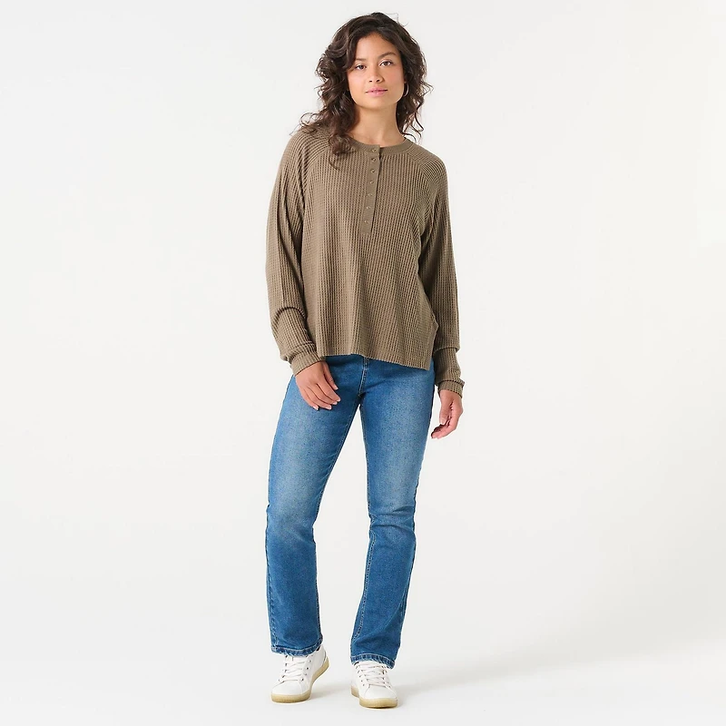 DV SNAP FRONT HENLEY