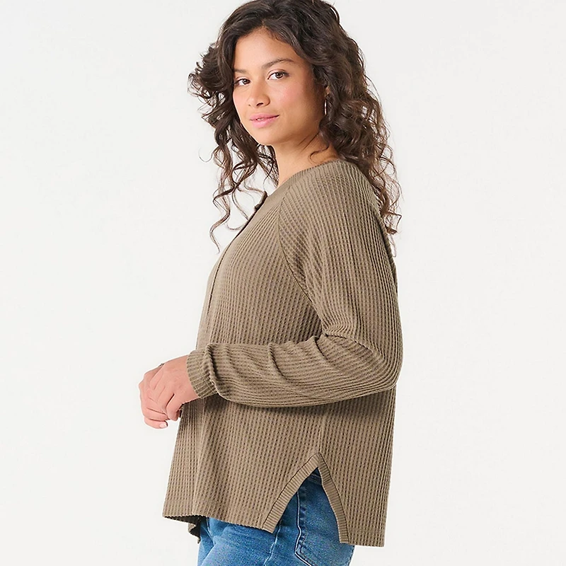 DV SNAP FRONT HENLEY