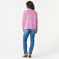 DV V-NECK SPACE-DYE CARDIGAN