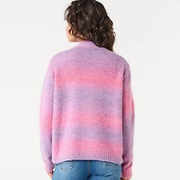DV V-NECK SPACE-DYE CARDIGAN