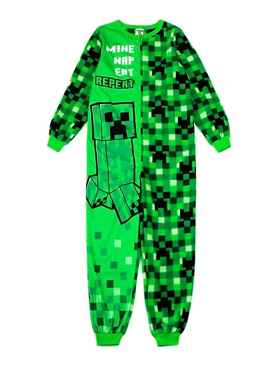 Pyjama une pièce  Minecraft pour garçon
