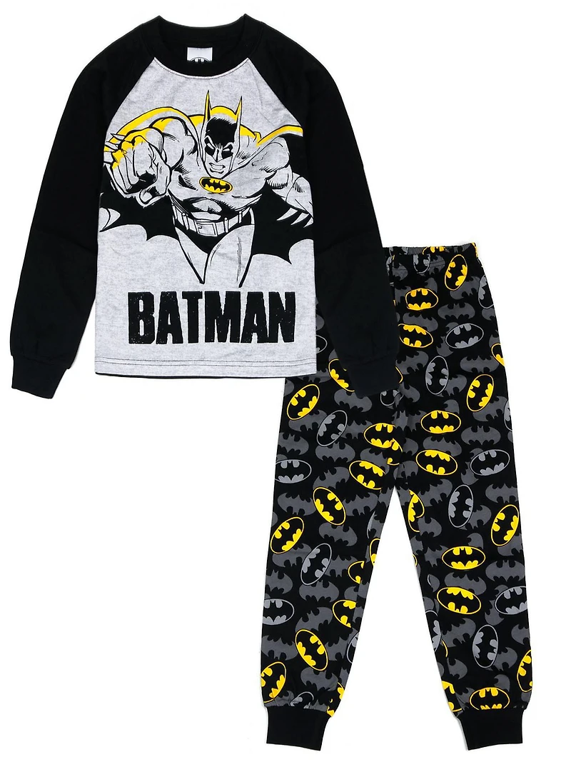 Batman two-piece pajama set for boys