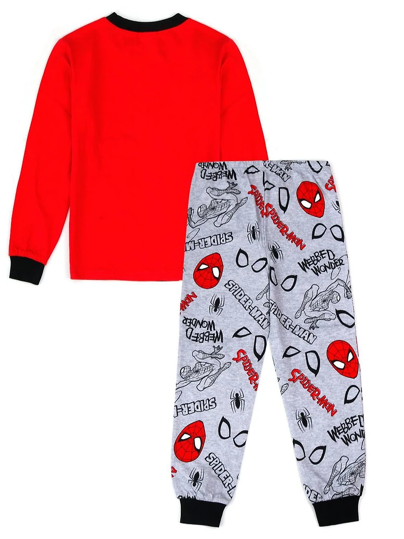 Spiderman two piece pajama set for boys