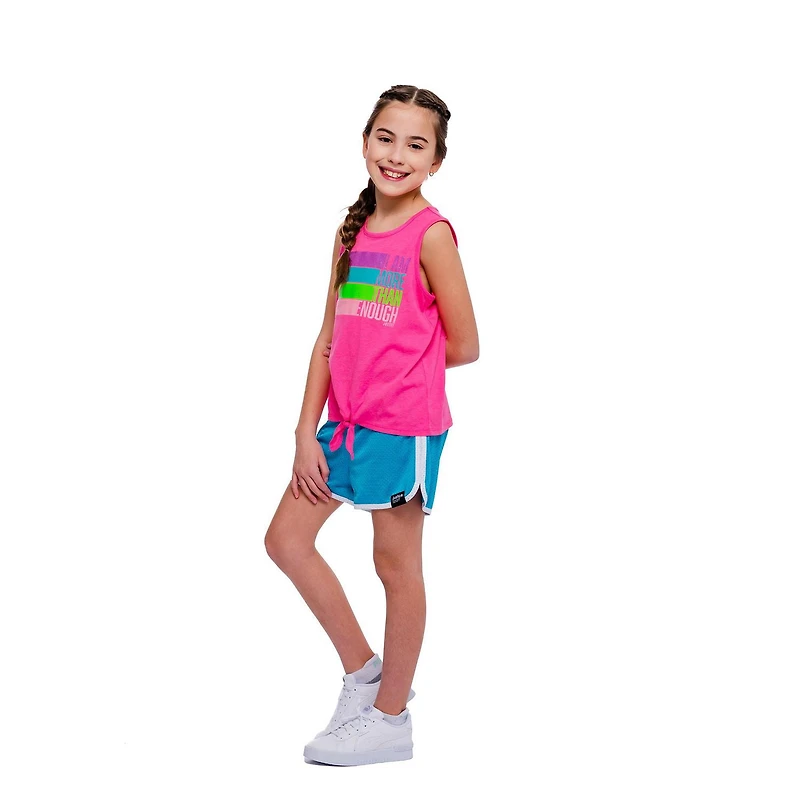 Débardeur à nouer sur le devant Justice Plus que suffisant pour filles