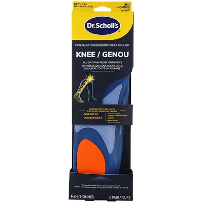 Dr. Scholl's® Knee All-Day Pain Relief Orthotics, Men Sizes 8-14, 1 pair