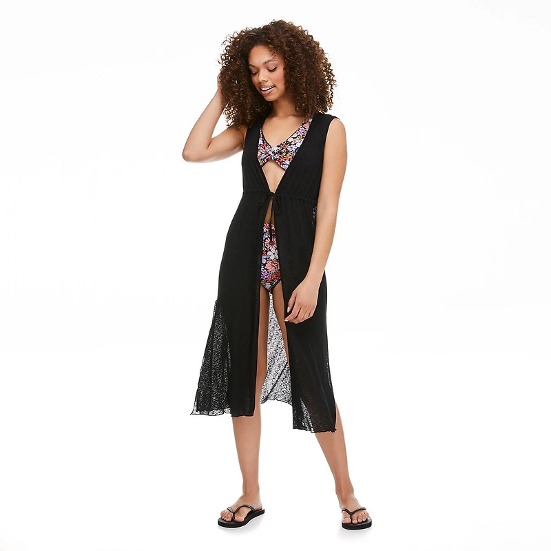 Time and Tru Women's Duster Cover-Up