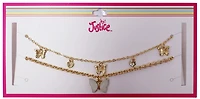 2 pack translucid butterfly necklaces