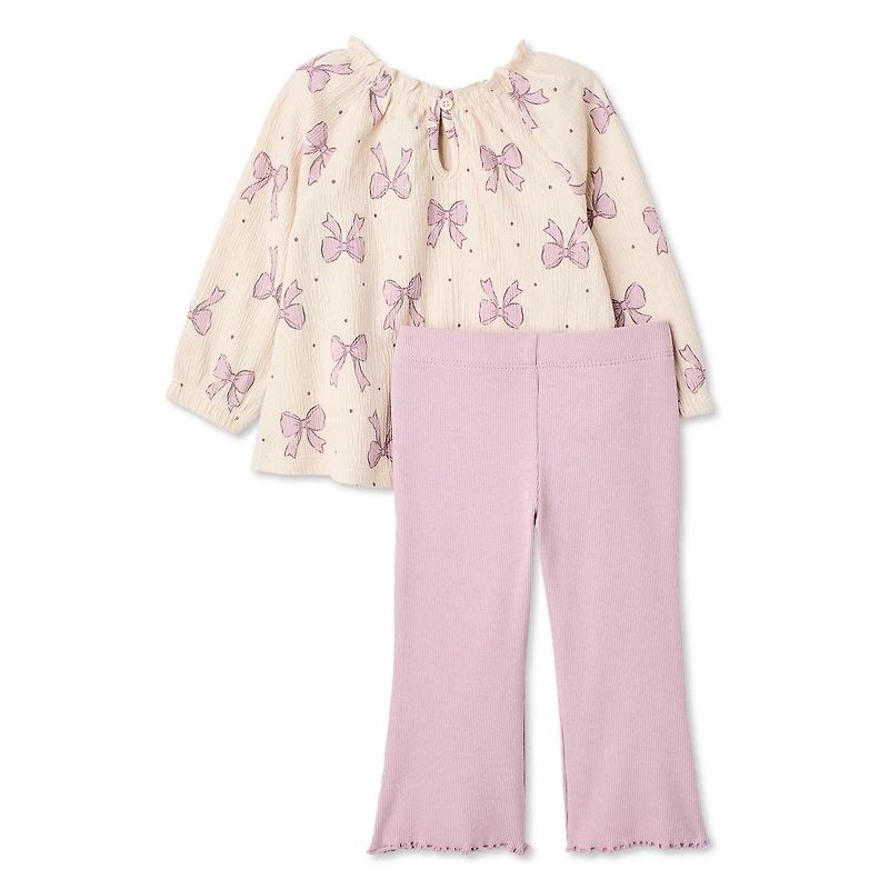 George Baby Girls' Two Piece Crinkled Tunic Set