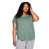 George Women's Plus Scoop-Neck Sleep T-Shirt