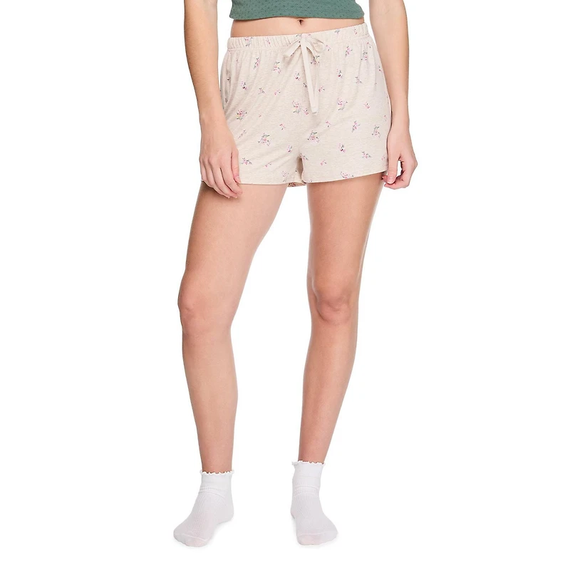 No Boundaries Women's Peached Pajama Short