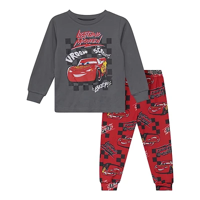 Disney Cars Lightning McQueen Boys' Pajamas 2-piece Set 