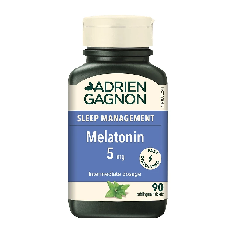 Mélatonine 5 mg (Dissolution rapide)