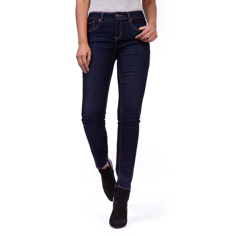 Jean skinny taille mi-haute Jordache pour femmes