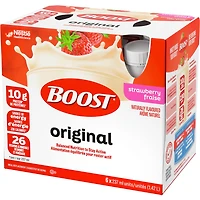 BOOST Original Meal Replacement Drink – Strawberry, 6 x 237 ml, 6 x 237 ML