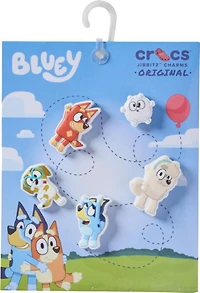 Ensemble de 5breloques Crocs Bluey