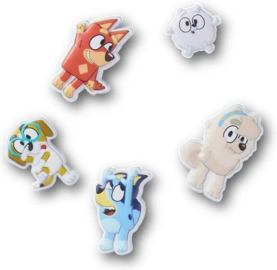 Ensemble de 5breloques Crocs Bluey