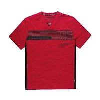 Tee-shirt Henley manches courtes Dark Black