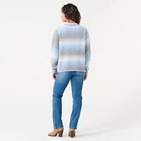 DV V-NECK SPACE-DYE CARDIGAN