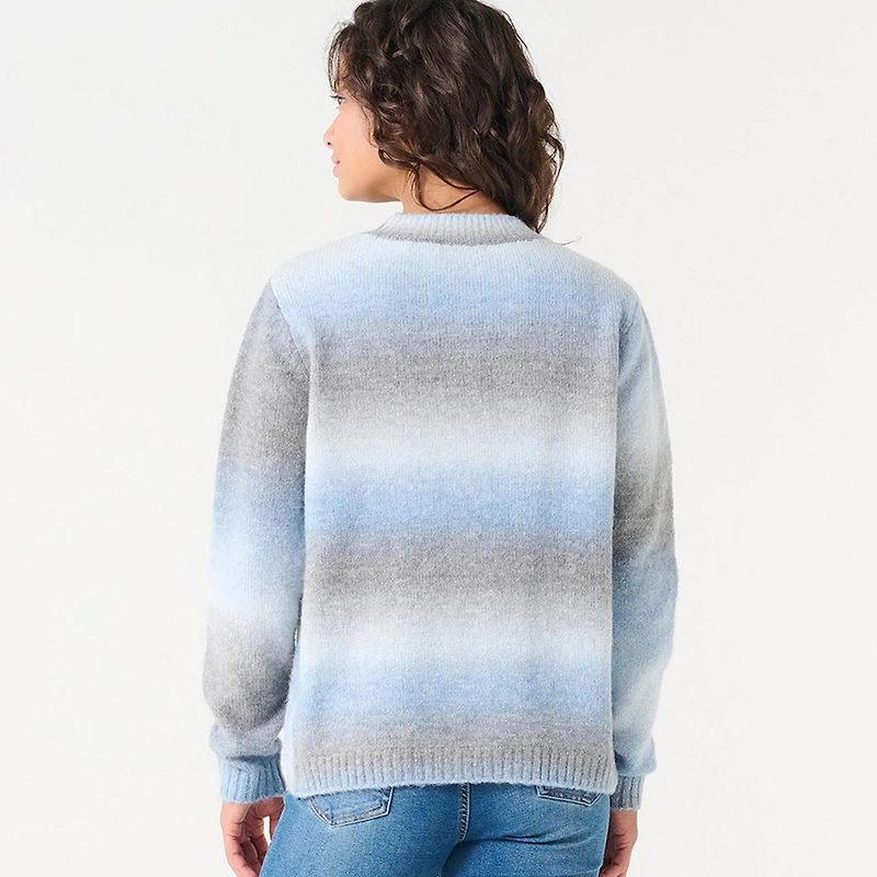 DV V-NECK SPACE-DYE CARDIGAN