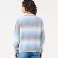 DV V-NECK SPACE-DYE CARDIGAN