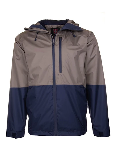 Manteau de pluie hydrofuge avec capuchon Swiss Tech pour hommes