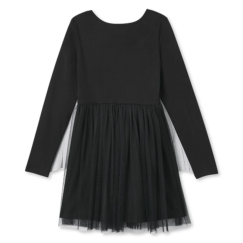 George Girls' Long Sleeve Bat Dress