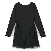 George Girls' Long Sleeve Bat Dress