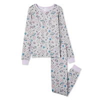 George Girls' Printed Pajamas 2-Piece Set