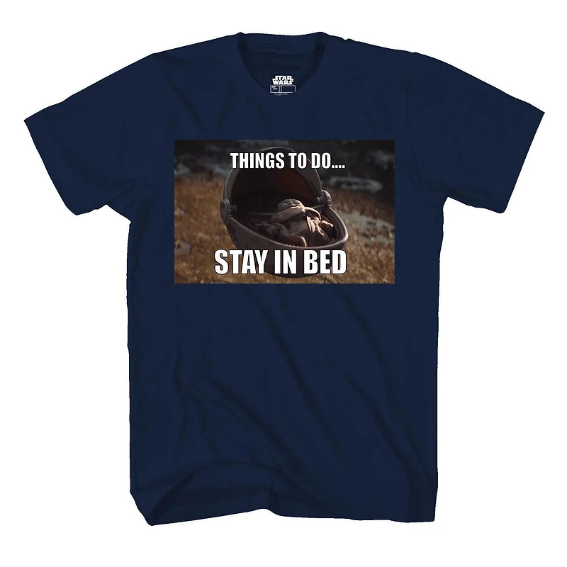 T-shirt enfant Star Wars Stay In Bed pour garçon Tailles: TP-TG