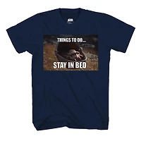T-shirt enfant Star Wars Stay In Bed pour garçon Tailles: TP-TG
