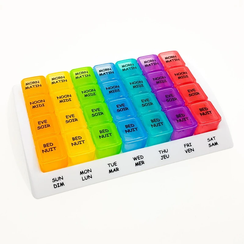 Equate Weekly Pill & Vitamin Planner, Box