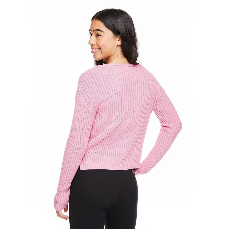 No Boundaries Women's V-Neckline Sweater