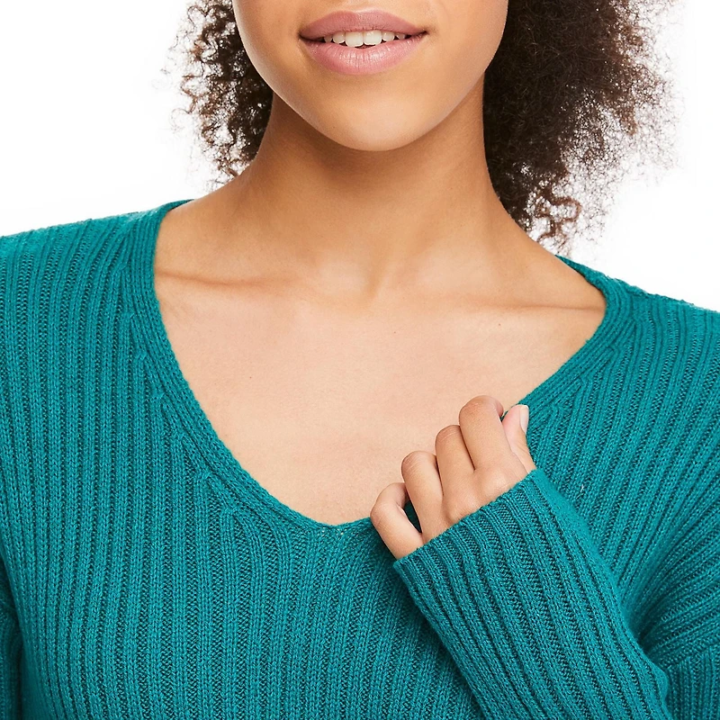 Chandail à encolure en V No Boundaries pour femmes