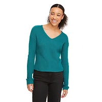 Chandail à encolure en V No Boundaries pour femmes