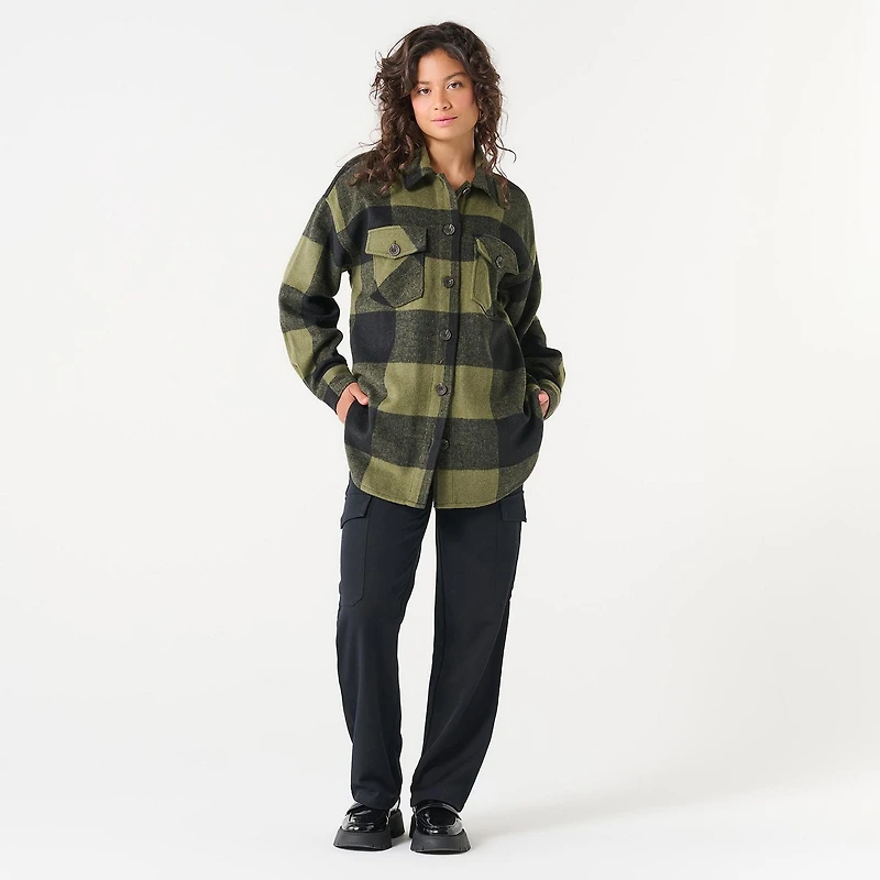 DV PLAID SHACKET