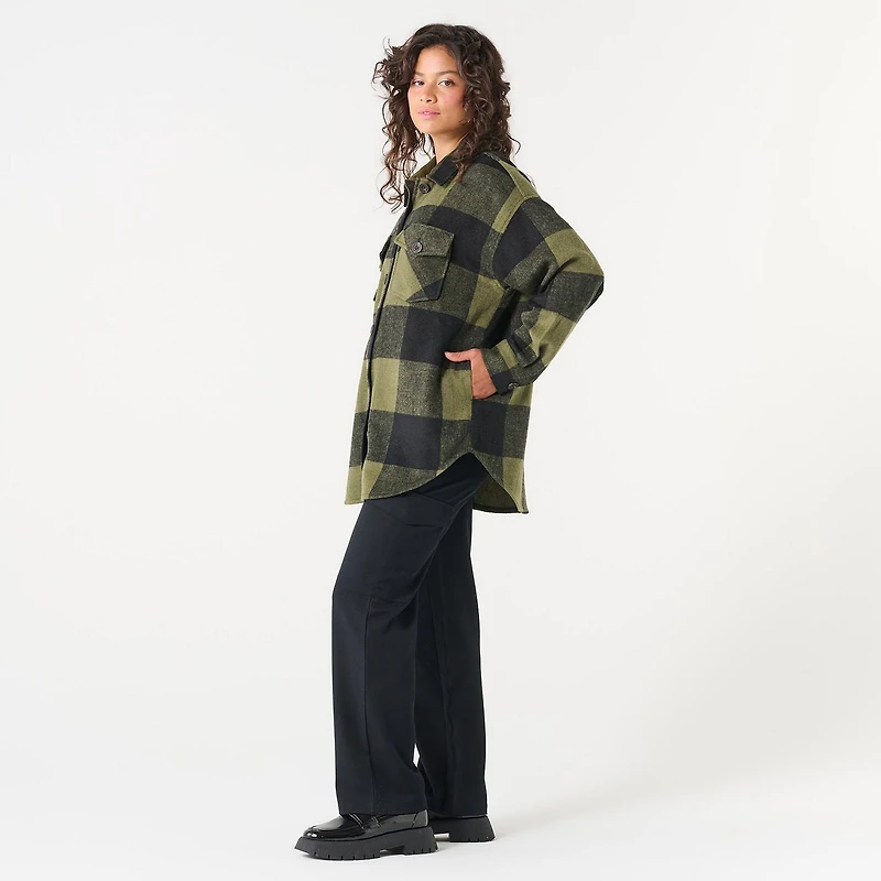 DV PLAID SHACKET
