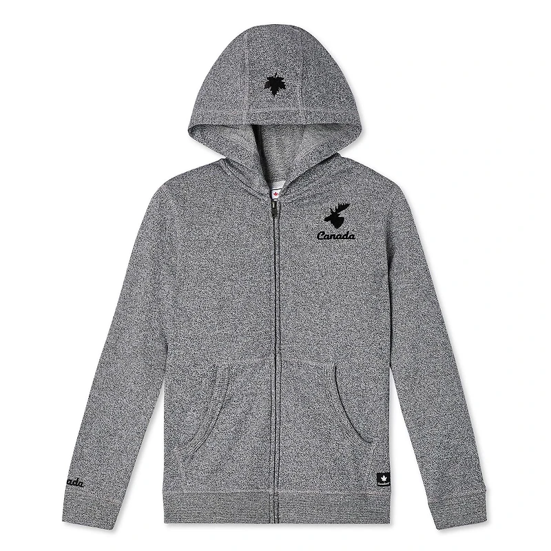 Canadiana Kids' Gender Inclusive Full-Zip Hoodie, Sizes XS-XL