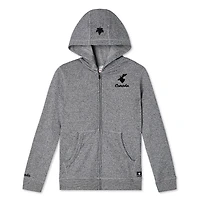 Canadiana Kids' Gender Inclusive Full-Zip Hoodie, Sizes XS-XL
