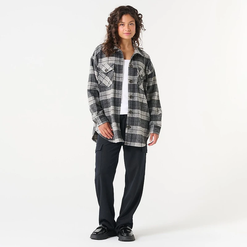 DV PLAID SHACKET