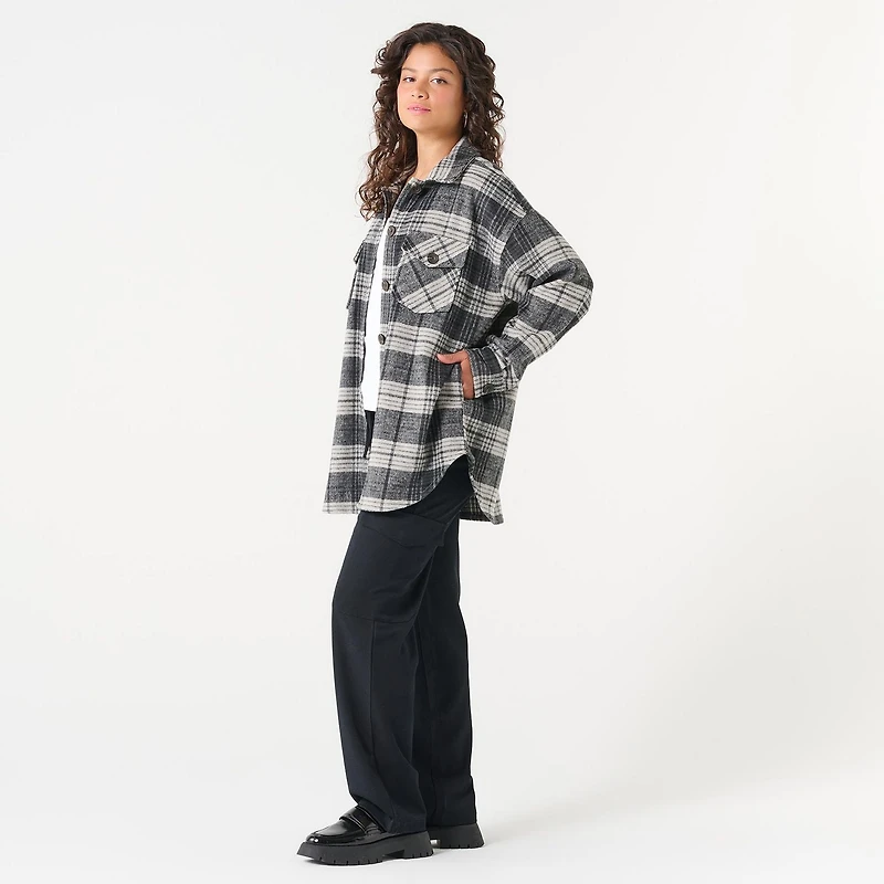 DV PLAID SHACKET
