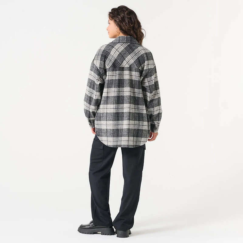 DV PLAID SHACKET