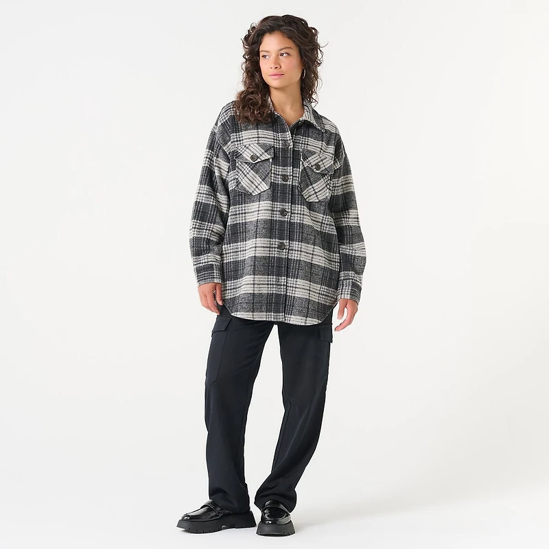 DV PLAID SHACKET
