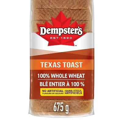 Pain à sandwich à 100 % de blé entier Texas Toast Dempster’s®