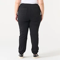 HIGH RISE DENIM JOGGER