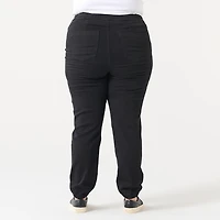 HIGH RISE DENIM JOGGER