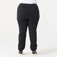 HIGH RISE DENIM JOGGER