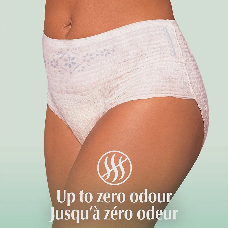 Depend Fresh Protection Adult Incontinence Underwear for Women (Formerly Depend Fit-Flex), Disposable, Maximum, Blush
