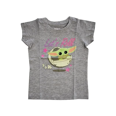 T-shirt Enfant Let's Roll Star Wars pour filles