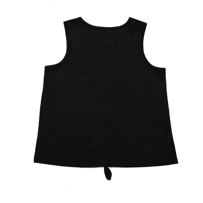 Girls Justice Be Kind Circles Front Tie Tank Top